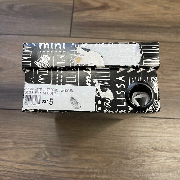 Mini Melissa Mini Ultragirl Unicorn Mary Janes Baby Girls 5 Pink Sparkling NEW - Picture 9 of 10